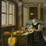 Lady Playing the Lute, c.1610-Hendrik The Younger Steenwyck-Giclee Print