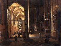 The Interior of a Gothic Church-Hendrik The Younger Steenwyck-Mounted Giclee Print