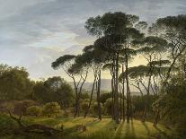 Italianate Landscape with Pines, 1795-Hendrik Voogd-Art Print
