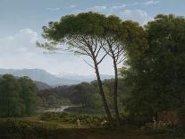 Italianate Landscape with Pines, 1795-Hendrik Voogd-Stretched Canvas