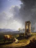Roman Countryside with Oxen-Hendrik Voogd-Giclee Print