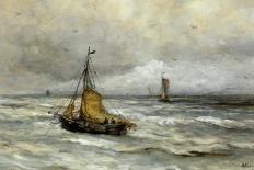 A Fishing Fleet-Hendrik William Mesdag-Art Print