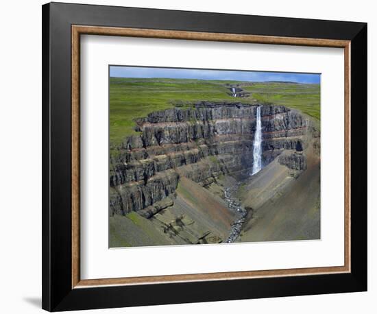 Hengifoss Waterfall-Hans Strand-Framed Photographic Print