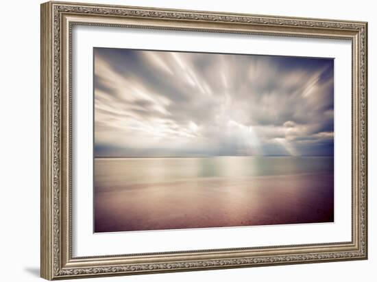 Hengistbury Head Rays I-Andy Bell-Framed Photographic Print