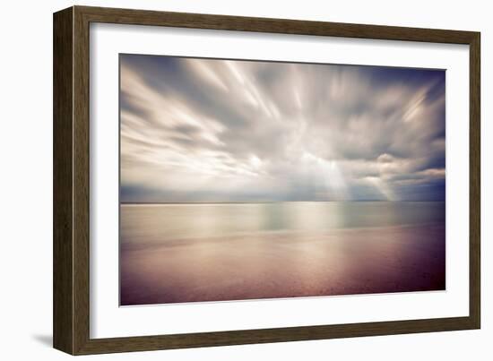 Hengistbury Head Rays I-Andy Bell-Framed Photographic Print