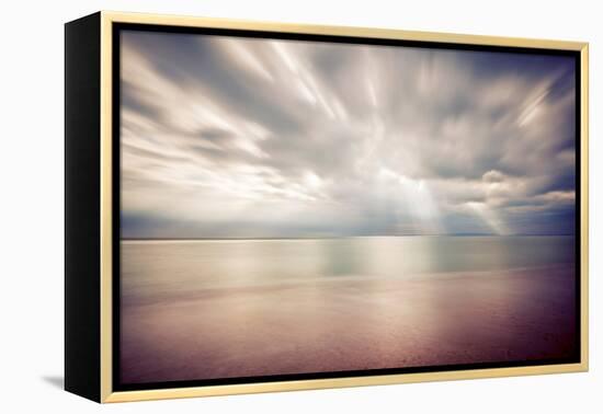 Hengistbury Head Rays I-Andy Bell-Framed Premier Image Canvas