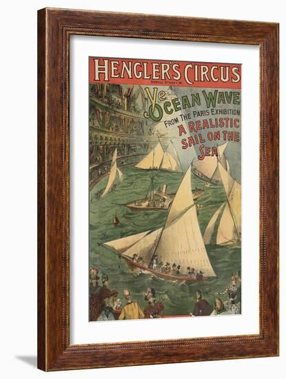 Hengler's Circus-null-Framed Giclee Print