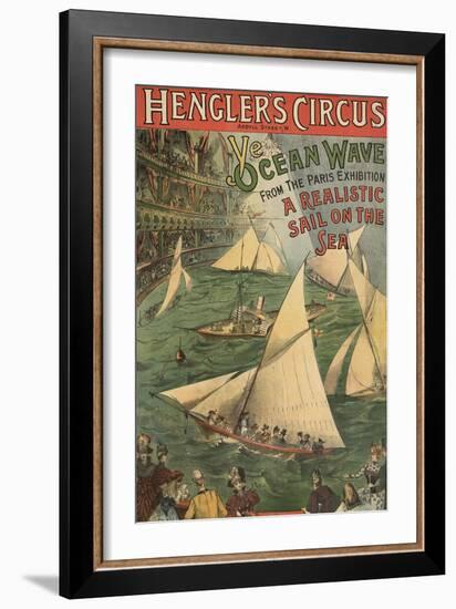 Hengler's Circus-null-Framed Giclee Print