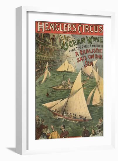 Hengler's Circus-null-Framed Giclee Print