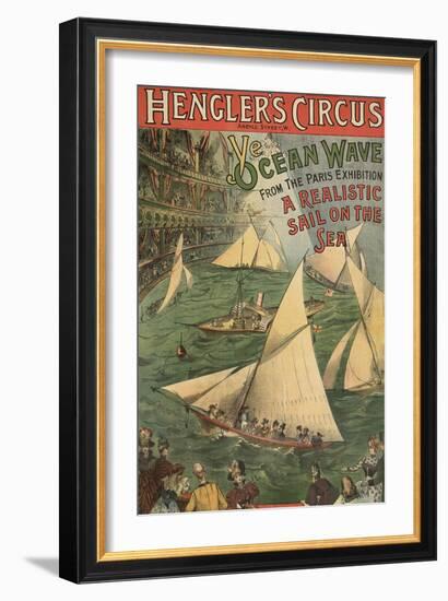 Hengler's Circus-null-Framed Giclee Print
