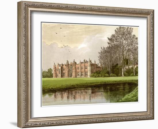 Hengrave Hall, Suffolk, Home of the Gage Family, C1880-Benjamin Fawcett-Framed Giclee Print