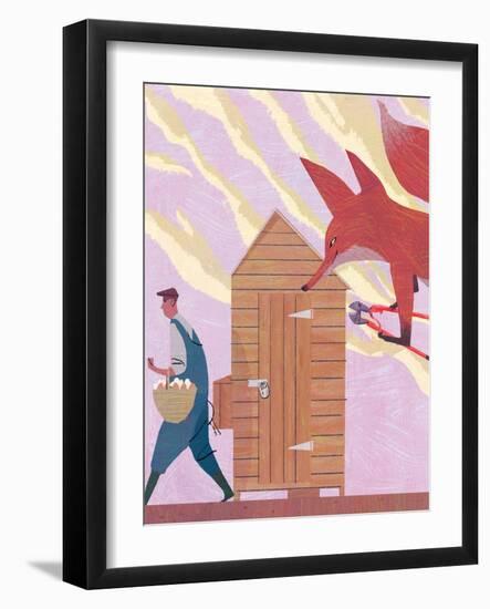 Henhouse-A Richard Allen-Framed Giclee Print