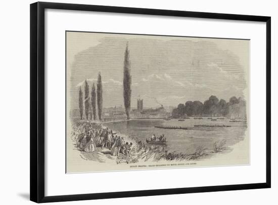 Henley Regatta, Grand Challenge Cup Match, London and Oxford-null-Framed Giclee Print