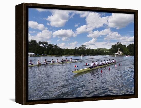 Henley Regatta, Henley-On-Thames, Oxfordshire, England, United Kingdom-Charles Bowman-Framed Premier Image Canvas
