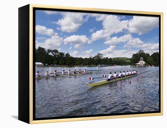 Henley Regatta, Henley-On-Thames, Oxfordshire, England, United Kingdom-Charles Bowman-Framed Premier Image Canvas