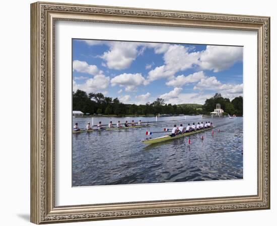 Henley Regatta, Henley-On-Thames, Oxfordshire, England, United Kingdom-Charles Bowman-Framed Photographic Print