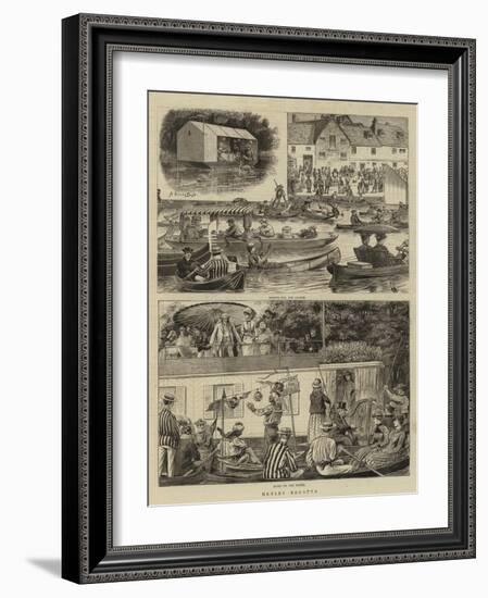 Henley Regatta-William Ralston-Framed Giclee Print