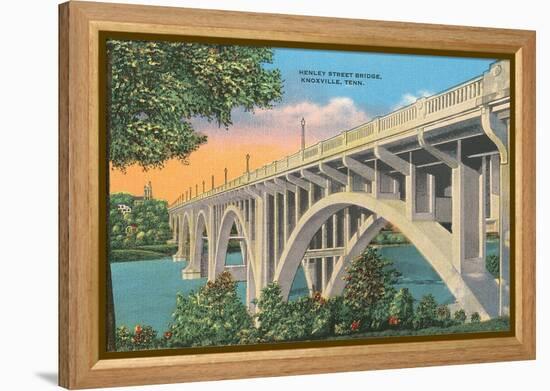 Henley Street Bridge, Knoxville-null-Framed Stretched Canvas