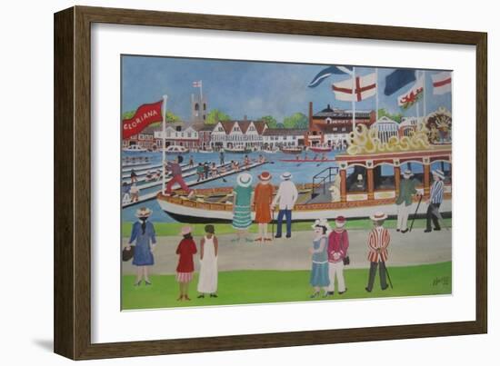 Henley - the Glorianna, 2012 (Gouache on Paper)-Judy Joel-Framed Giclee Print