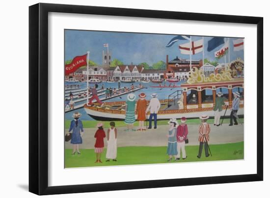 Henley - the Glorianna, 2012 (Gouache on Paper)-Judy Joel-Framed Giclee Print