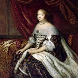 Portrait of Anne of Austria (1601-166)-Henri Beaubrun-Giclee Print