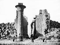 The Colossi of Memnon, Thebes, Nubia, Egypt, 1887-Henri Bechard-Premier Image Canvas