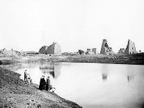 Eastern Columns, Temple of Isis, Philae, Nubia, Egypt, 1887-Henri Bechard-Giclee Print