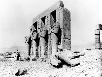 Sacred Lake and Temple Ruins, Karnak, Nubia, Egypt, 1887-Henri Bechard-Giclee Print