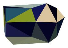 Triangulations n.1, 2013-Henri Boissiere-Serigraph