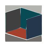 Triangulations n.2, 2013-Henri Boissiere-Framed Serigraph