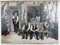 At the Barbers, 1895-Henri Brispot-Giclee Print