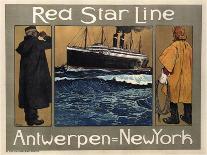 Red Star Line, 1899-Henri Cassiers-Mounted Giclee Print