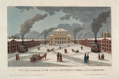 View of Moscow, Taken from the Balcony of the Imperial Palace, 1812-Henri Courvoisier-Voisin-Giclee Print