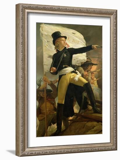 Henri De La Rochejaquelein (1772-94), Leader of the Revolt in the Vendee, 1817-Pierre Narcisse Guérin-Framed Giclee Print