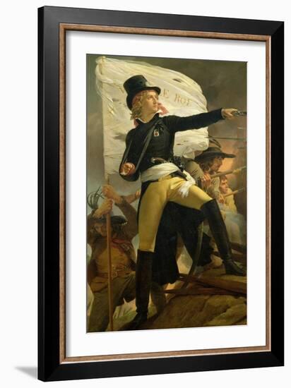 Henri De La Rochejaquelein (1772-94), Leader of the Revolt in the Vendee, 1817-Pierre Narcisse Guérin-Framed Giclee Print