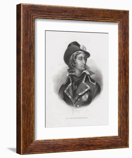Henri De La Rochejaquelein, French Royalist General of the Vendee Revolt-null-Framed Giclee Print