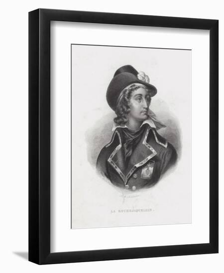 Henri De La Rochejaquelein, French Royalist General of the Vendee Revolt-null-Framed Giclee Print