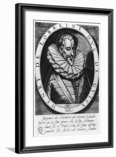 Henri De Lorraine, Duc De Guise-Thomas de Leu-Framed Giclee Print