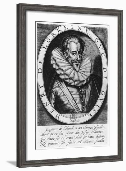 Henri De Lorraine, Duc De Guise-Thomas de Leu-Framed Giclee Print