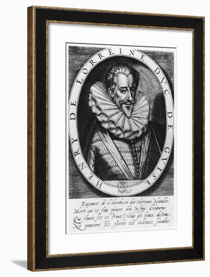 Henri De Lorraine, Duc De Guise-Thomas de Leu-Framed Giclee Print