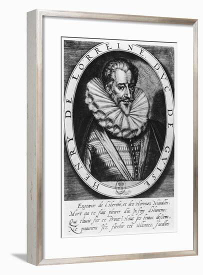 Henri De Lorraine, Duc De Guise-Thomas de Leu-Framed Giclee Print