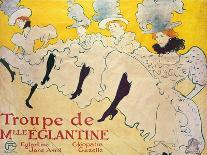 Reproduction of a Poster Advertising "La Goulue" at the Moulin Rouge, Paris-Henri de Toulouse-Lautrec-Giclee Print