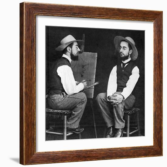 Henri De Toulouse-Lautrec-Henri de Toulouse-Lautrec-Framed Photographic Print