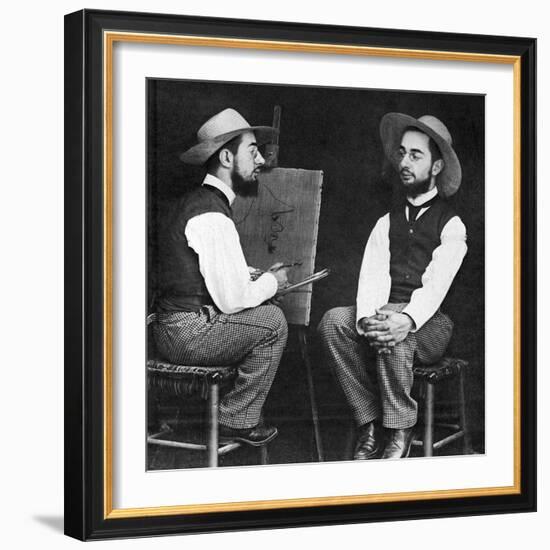 Henri De Toulouse-Lautrec-Henri de Toulouse-Lautrec-Framed Photographic Print