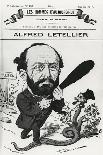 Caricature of Alfred Letellier, from 'Les Hommes D'Aujourd'Hui'-Henri Demare-Framed Giclee Print