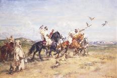 An Arab Hunting Party-Henri Emilien Rousseau-Giclee Print