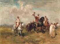 An Arab on a Horse in a Desert Landscape-Henri Emilien Rousseau-Giclee Print