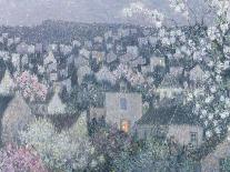 The House of Roses; Les Maison Aux Roses, 1936-Henri Eugene Augustin Le Sidaner-Giclee Print