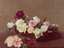 A Basket of Roses, 1890-Henri Fantin-Latour-Giclee Print