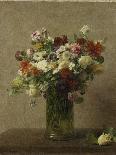 A Plate of Peches Painting by Henri Fantin Latour (Fantin-Latour, 1836-1904) 1880 Sun. 0,26X0,35 M-Henri Fantin-Latour-Giclee Print